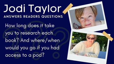 How long does it take you to research each book? And where would you go if you had access to a pod?