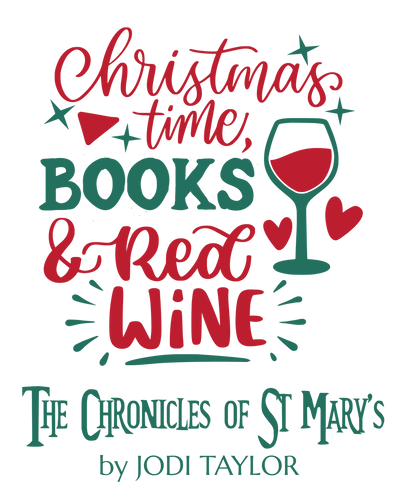 Christmas Time Books and Red Wine (UK)