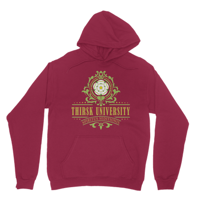 Thirsk University (UK) Classic Adult Hoodie up to 5XL