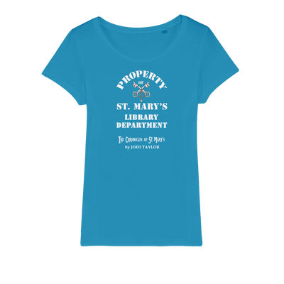 Property of St Mary's Library Department (UK) Organic Jersey Womens T-Shirt