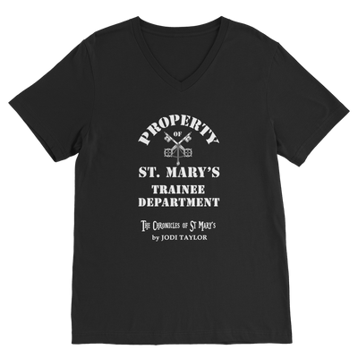 Property of St Mary's Trainee Department (UK) Classic V-Neck T-Shirt