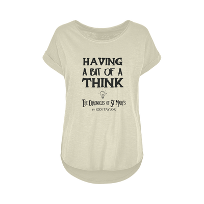 Having A Bit Of A Think Women's Long Slub T-Shirt XS-5XL