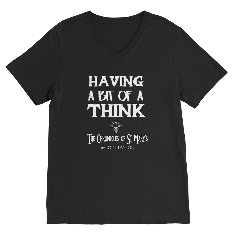 Having A Bit Of A Think Classic V-Neck T-Shirt