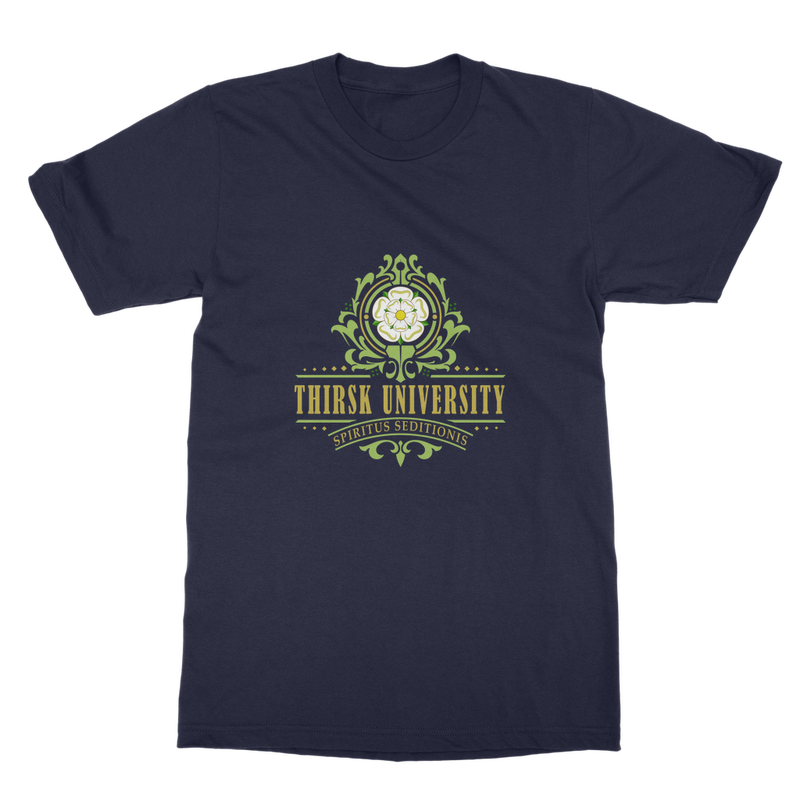 Thirsk University (UK) Classic Adult T-Shirt up to 5XL