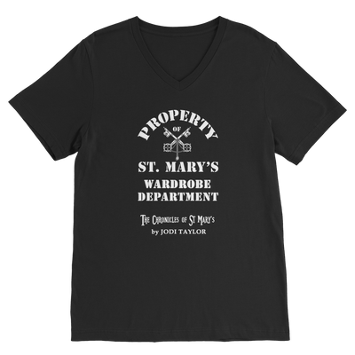 Property of St Mary's Wardrobe Department (UK) Classic V-Neck T-Shirt