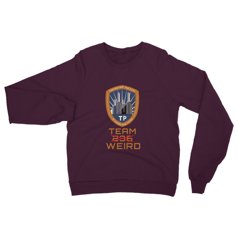 Time Police Team Weird (UK) Classic Adult Sweatshirt up to 5XL