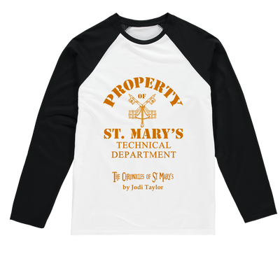 Property of St Mary's Technical Department (UK) Baseball Long Sleeve T-Shirt