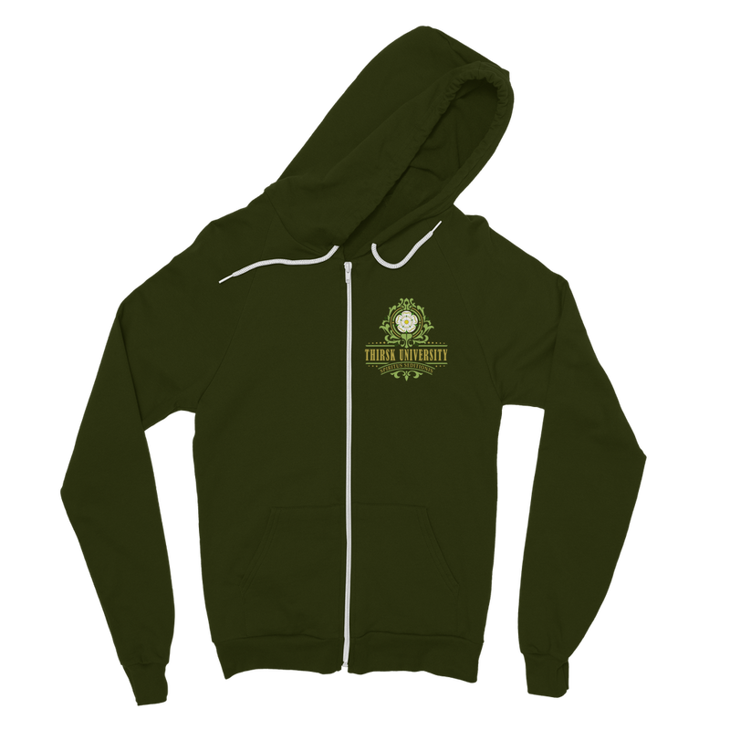 Thirsk University (UK) Classic Adult Zip Hoodie