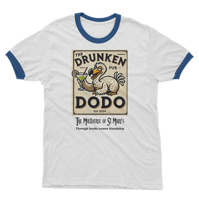 The Drunken Dodo Pub - Multiverse of St Mary's (UK) Adult Ringer T-Shirt