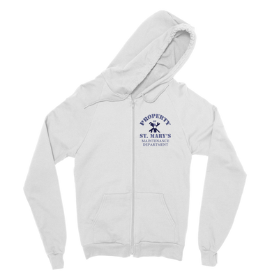 Property of St Mary's Maintenance Department (UK) Classic Adult Zip Hoodie