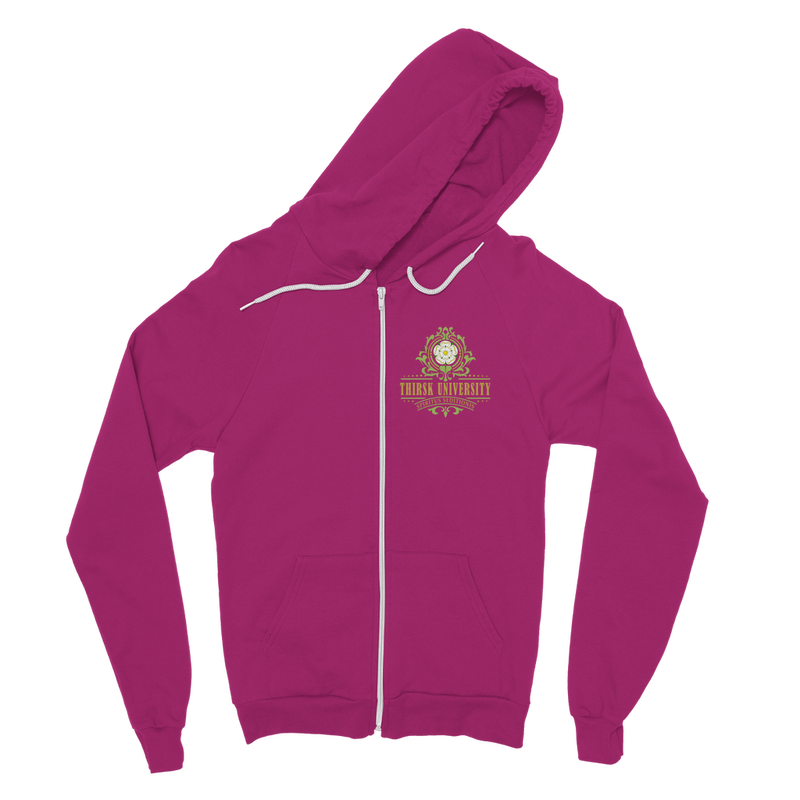 Thirsk University (UK) Classic Adult Zip Hoodie