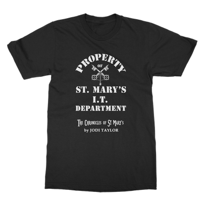 Property of St Mary's I.T. Department (UK) Classic Adult T-Shirt up to 5XL