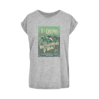 It's Christmas - What Could Possibly Go Wrong? (UK) Women's Extended Shoulder T-Shirt XS-5XL