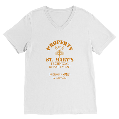 Property of St Mary's Technical Department (UK) Classic V-Neck T-Shirt