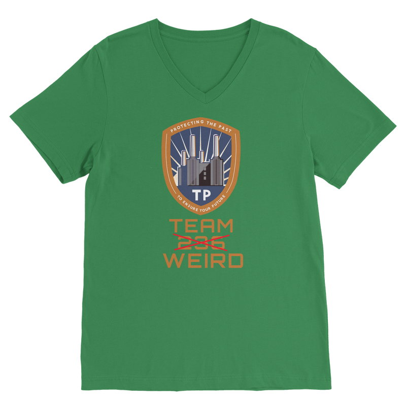 Time Police Team Weird (UK) Classic V-Neck T-Shirt