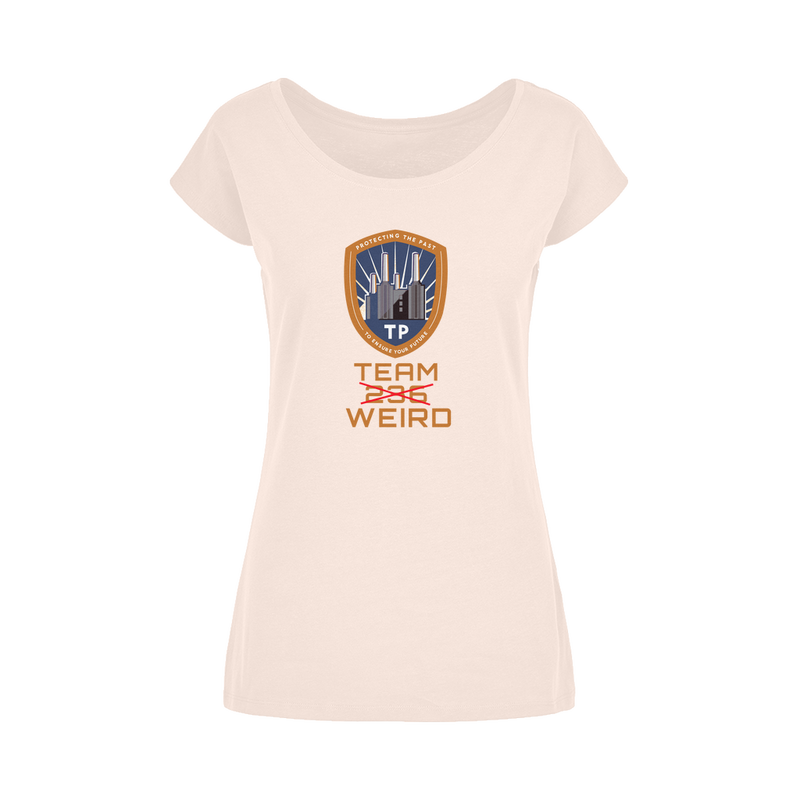 Time Police Team Weird (UK) Wide Neck Womens T-Shirt XS-5XL