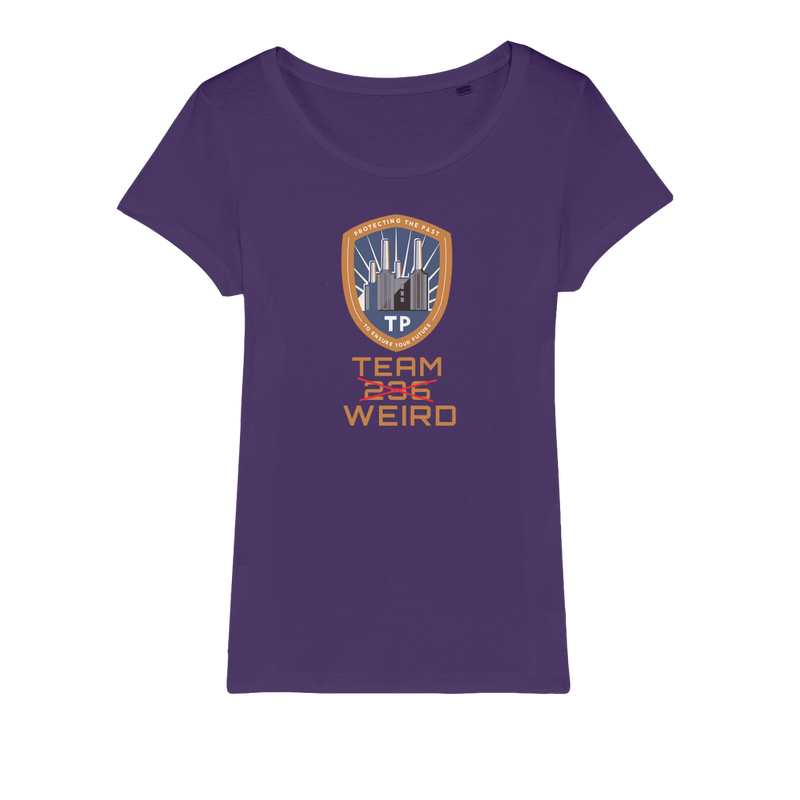 Time Police Team Weird (UK) Organic Jersey Womens T-Shirt