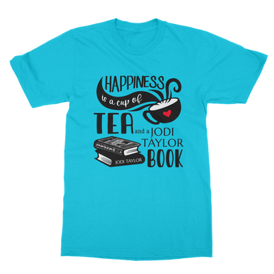 Happiness is a Cup of Tea and a Jodi Taylor Book Classic Adult T-Shirt up to 5XL