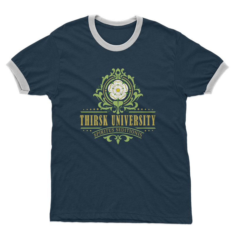 Thirsk University (UK) Adult Ringer T-Shirt