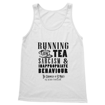 Running on Tea Sarcasm and Inappropriate Behaviour (UK) Classic Adult Vest Top