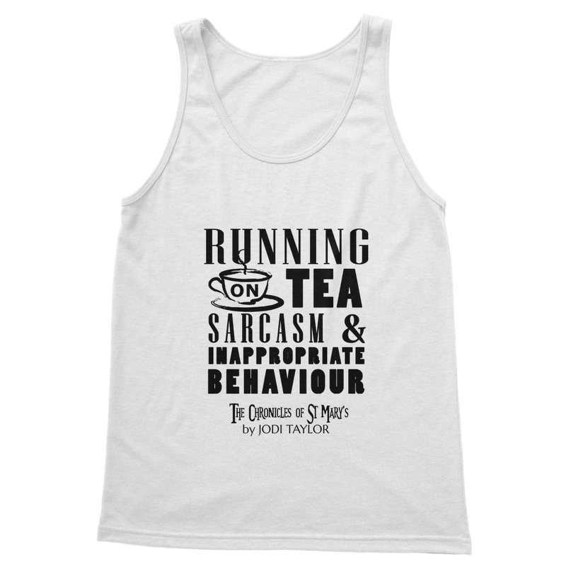 Running on Tea Sarcasm and Inappropriate Behaviour (UK) Classic Adult Vest Top