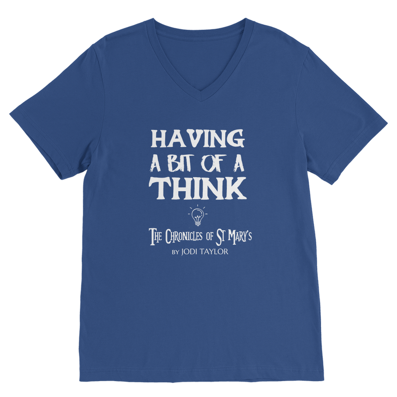 Having A Bit Of A Think Classic V-Neck T-Shirt