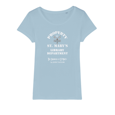 Property of St Mary's Library Department (UK) Organic Jersey Womens T-Shirt