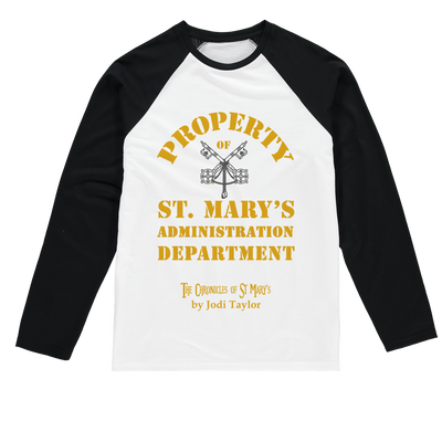 Property of St Mary's Administration Department (UK) Baseball Long Sleeve T-Shirt