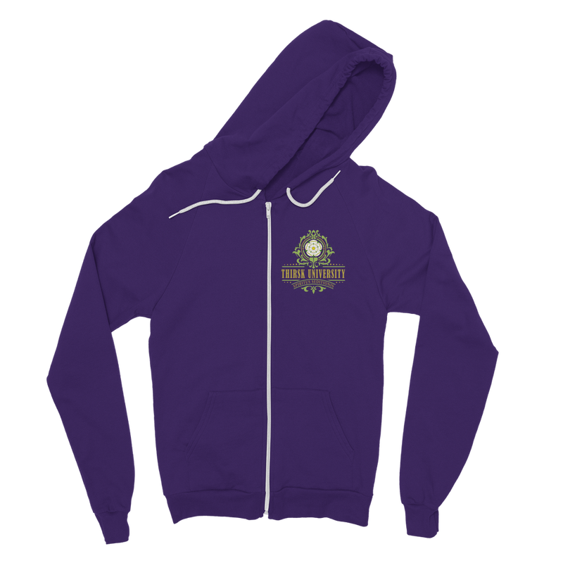 Thirsk University (UK) Classic Adult Zip Hoodie