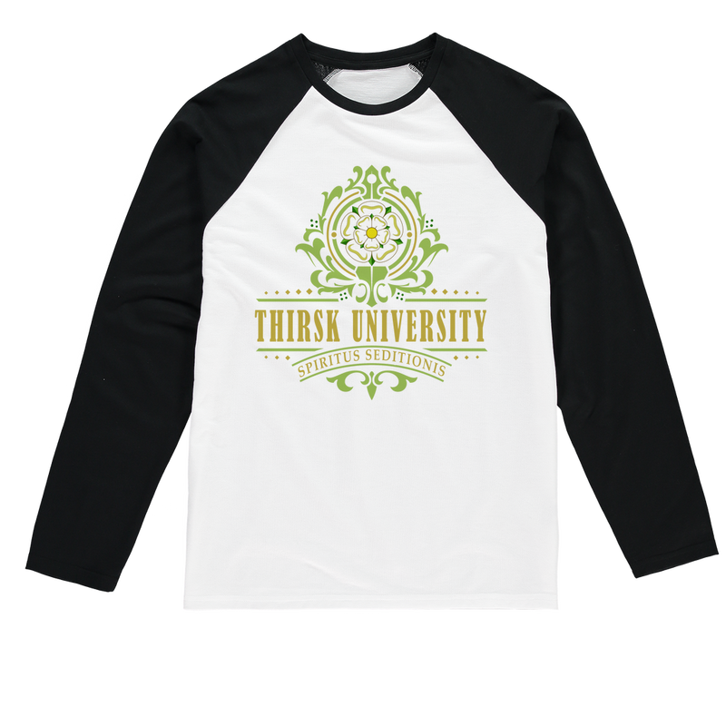 Thirsk University (UK) Baseball Long Sleeve T-Shirt