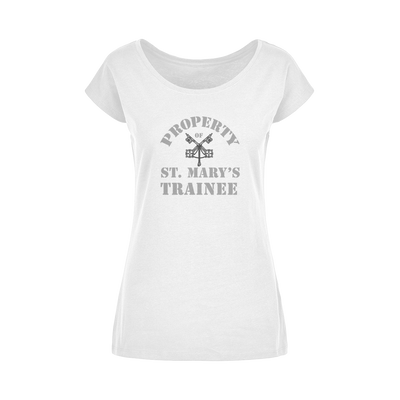 Property of St Mary's Trainee Department (UK) Wide Neck Womens T-Shirt XS-5XL