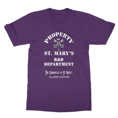 Property of St Mary's R&D Department (UK) Classic Adult T-Shirt up to 5XL