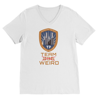 Time Police Team Weird (UK) Classic V-Neck T-Shirt