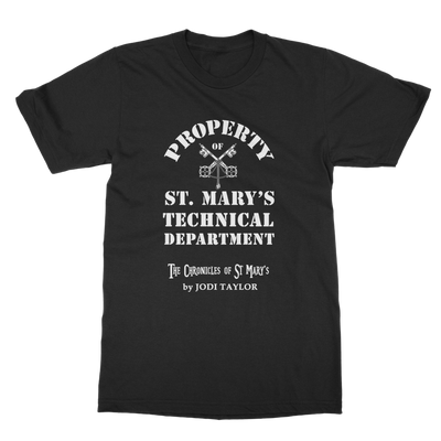 Property of St Mary's Technical Department (UK) Classic Adult T-Shirt up to 5XL