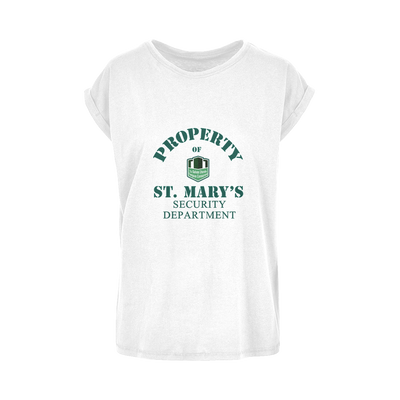 Property of St Mary's Security Department (UK) Women's Extended Shoulder T-Shirt XS-5XL