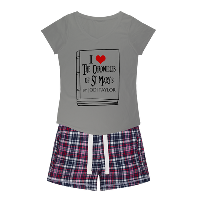 I Love the Chronicles of St Mary's (UK) Women's Sleepy Tee and Flannel Short