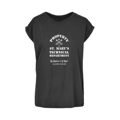 Property of St Mary's Technical Department (UK) Women's Extended Shoulder T-Shirt XS-5XL