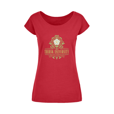 Thirsk University (UK) Wide Neck Womens T-Shirt XS-5XL