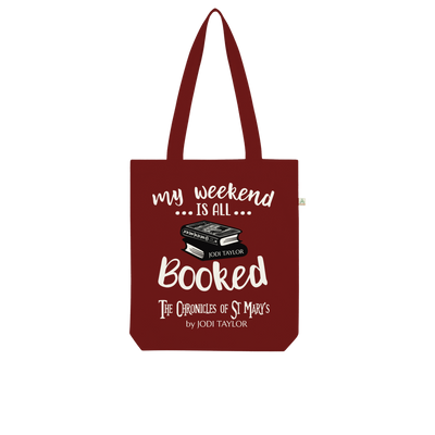 My Weekend Is All Booked Organic Tote Bag