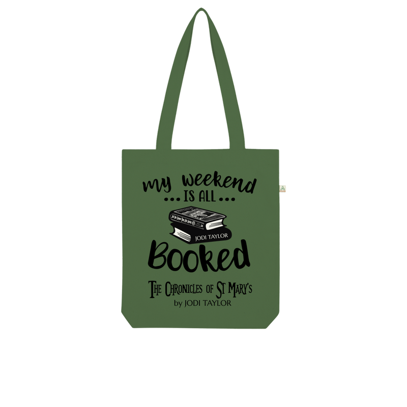 My Weekend Is All Booked Organic Tote Bag