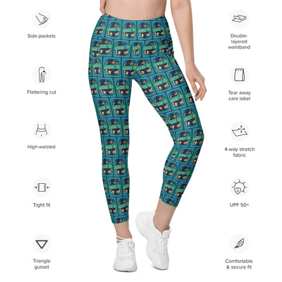 The Ballad of Smallhope and Pennyroyal Leggings with pockets upto 5XL