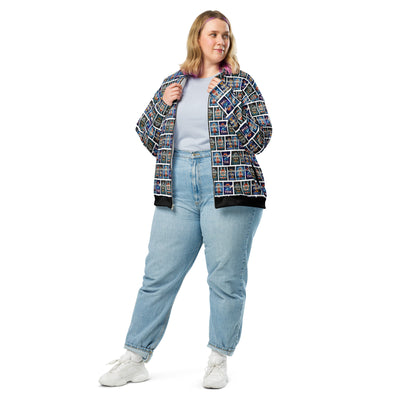 Time Police Covers Collection Unisex Bomber Jacket up to 3XL (Europe & USA)