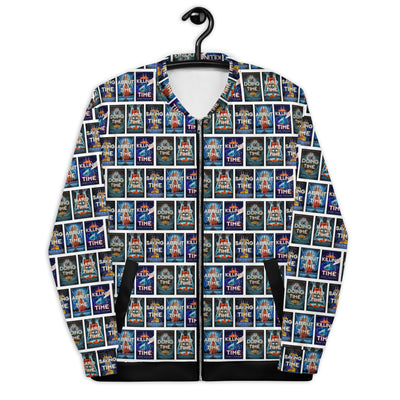 Time Police Covers Collection Unisex Bomber Jacket up to 3XL (Europe & USA)