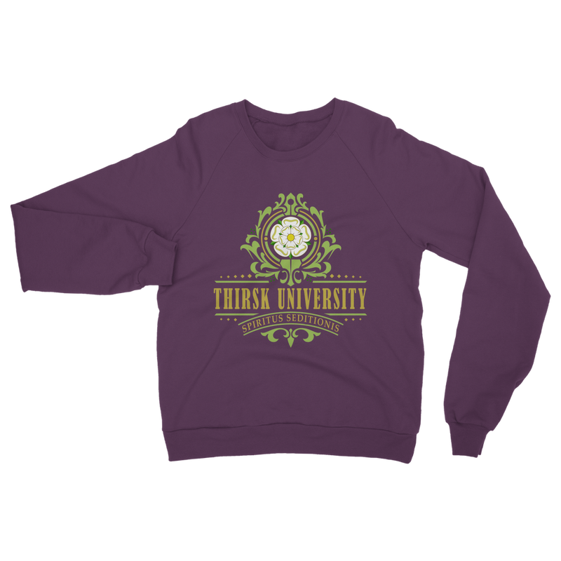 Thirsk University (UK) Classic Adult Sweatshirt up to 5XL