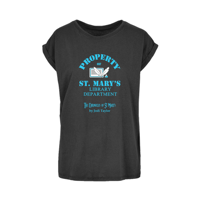 Property of St Mary's Library Department (UK) Women's Extended Shoulder T-Shirt XS-5XL