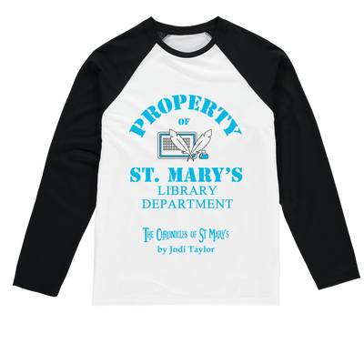 Property of St Mary's Library Department (UK) Baseball Long Sleeve T-Shirt