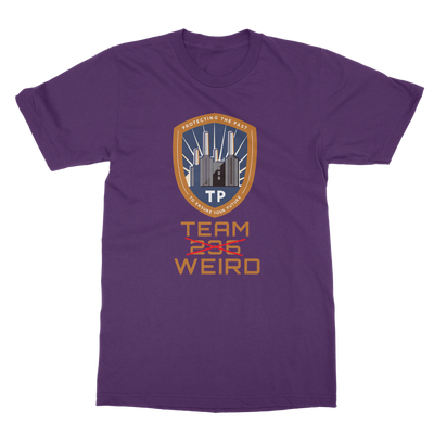 Time Police Team Weird (UK) Classic Adult T-Shirt up to 5XL