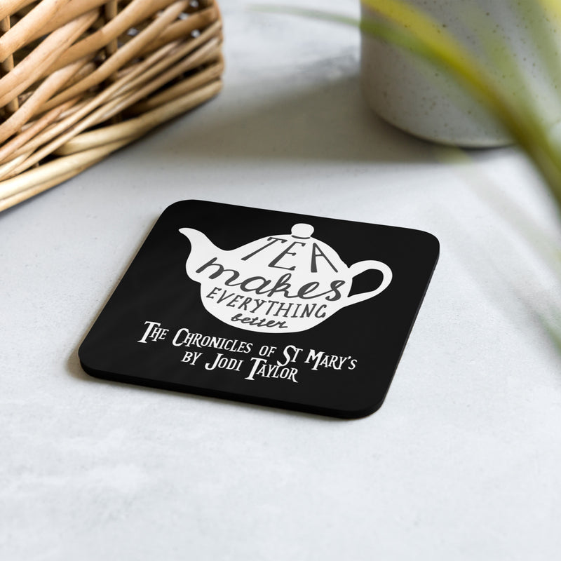 Tea Makes Everything Better Cork-back coaster (Europe & USA)