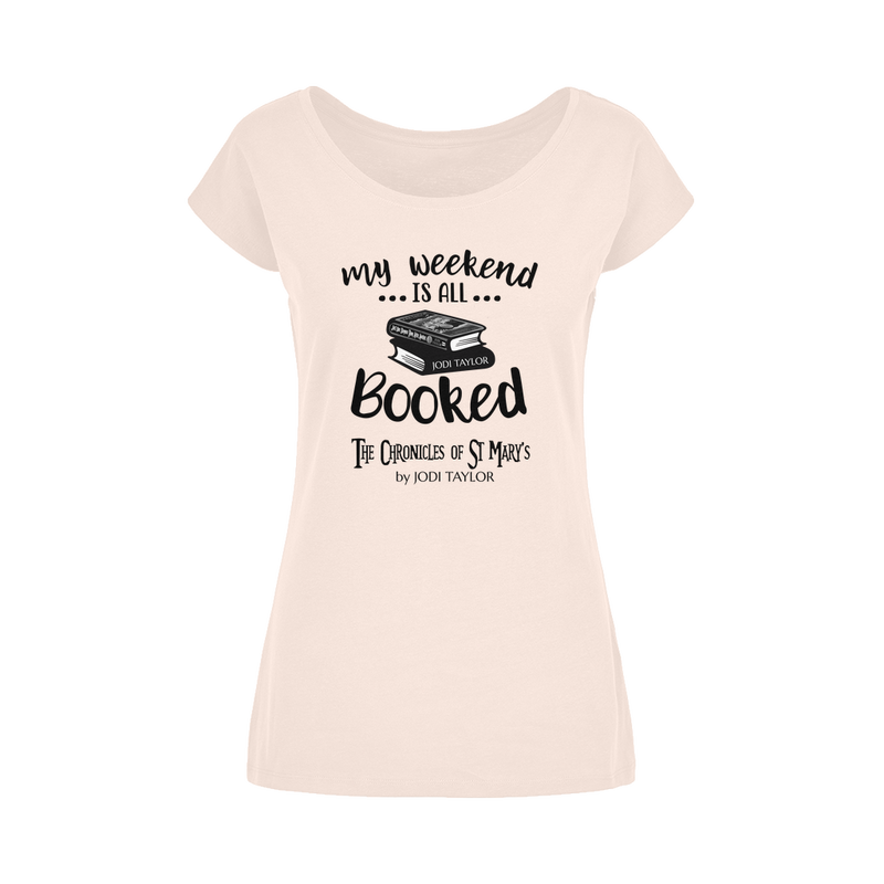 My Weekend Is All Booked Wide Neck Womens T-Shirt XS-5XL