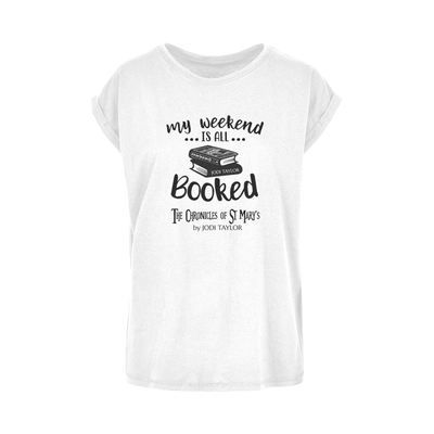 My Weekend Is All Booked Women's Extended Shoulder T-Shirt XS-5XL